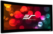 Elite Screens CURVE165WH1 Lunette Series - 165 Inches CineWhite Curve Fixed Frame Projection Screen ELITE SCREEN